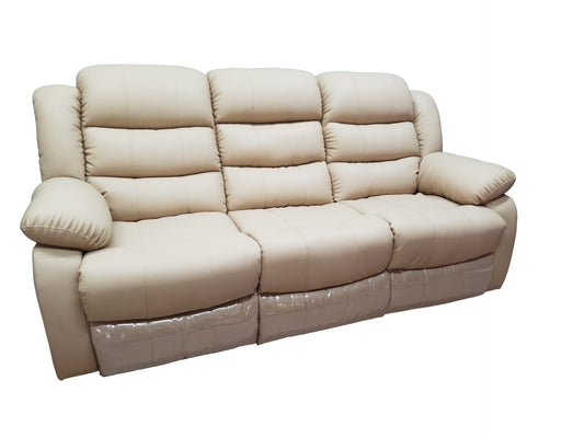 Microfiber Leather 3 Seater Recliner Couch - Sofa