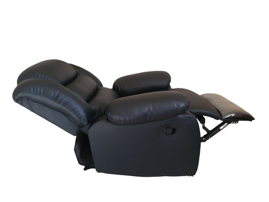 Full Euro Leather single Recliner Chair Sofa