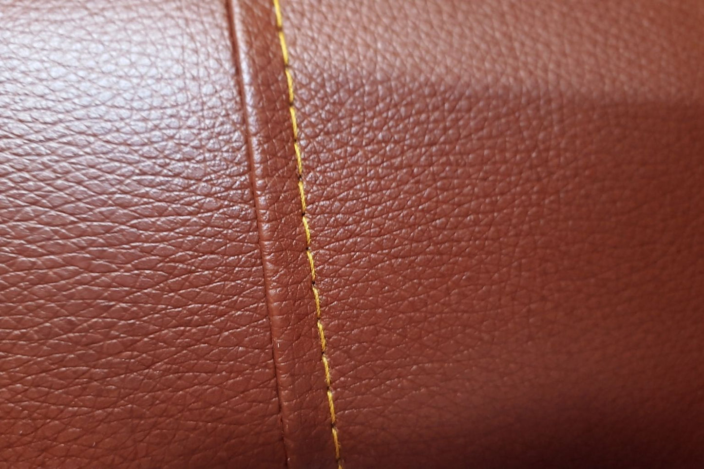 Cinnamon Brown Full Euro Leather Single Recliner Chair Sofa