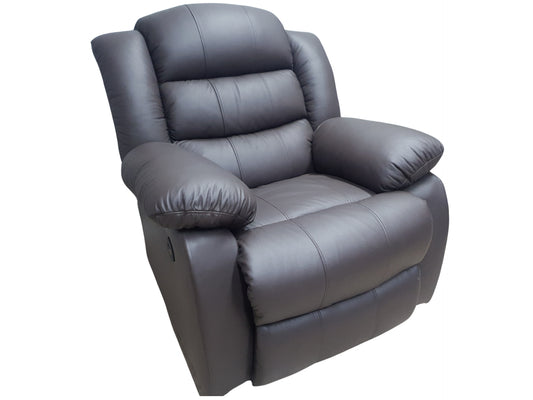 Mopane 100% Genuine Leather Rocking Single Seater Recliner Chair Sofa.