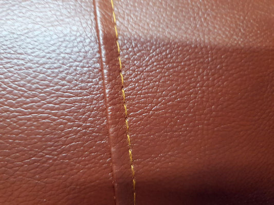 Cinnamon Brown Full Euro Leather 6 Seater Recliner Chair Sofa Set