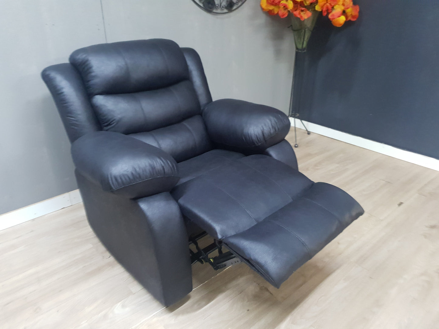Buffalo Suede Material Electric Single Recliner Couch Chair