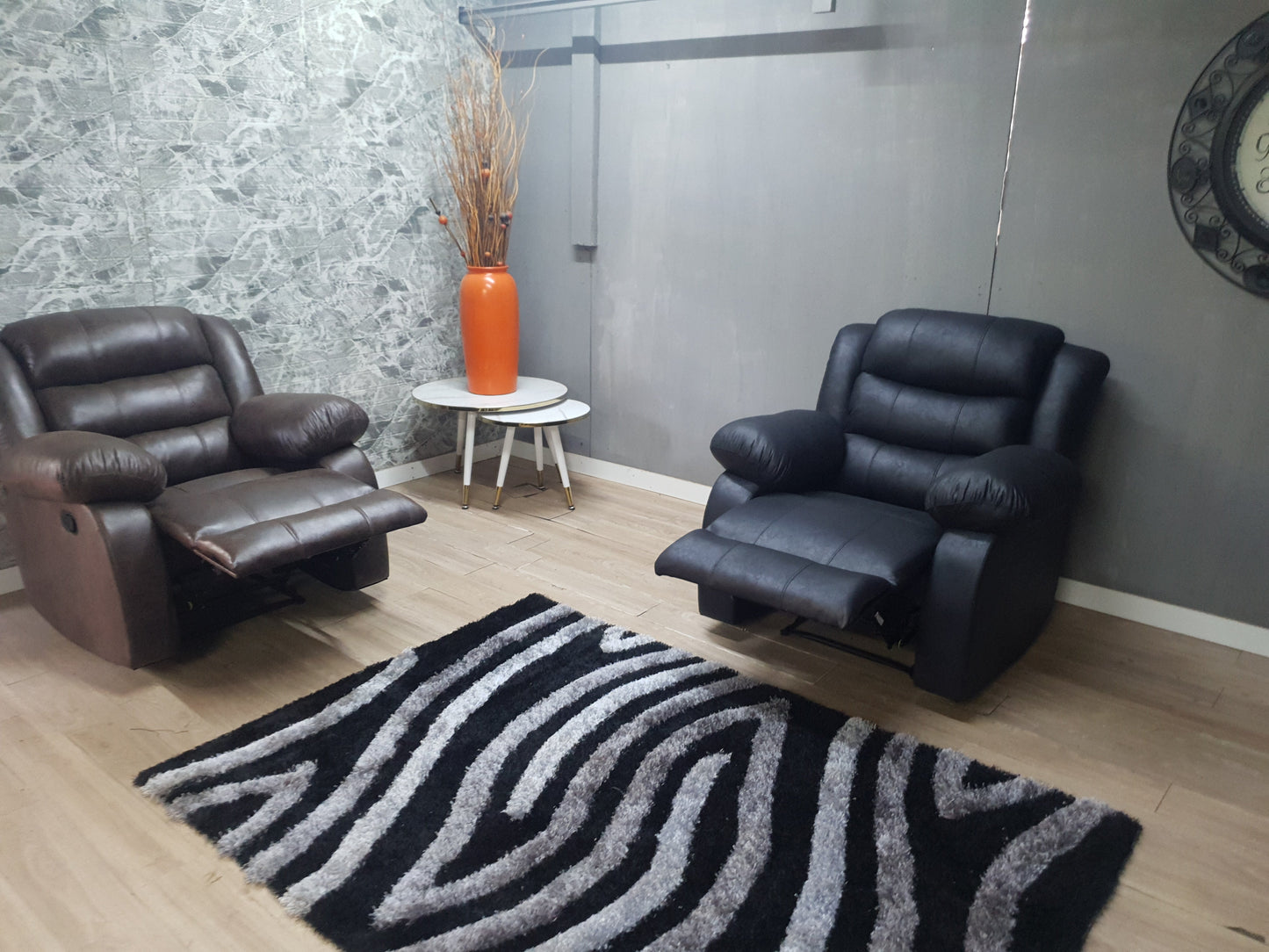 Buffalo Suede Material Electric Single Recliner Couch Chair