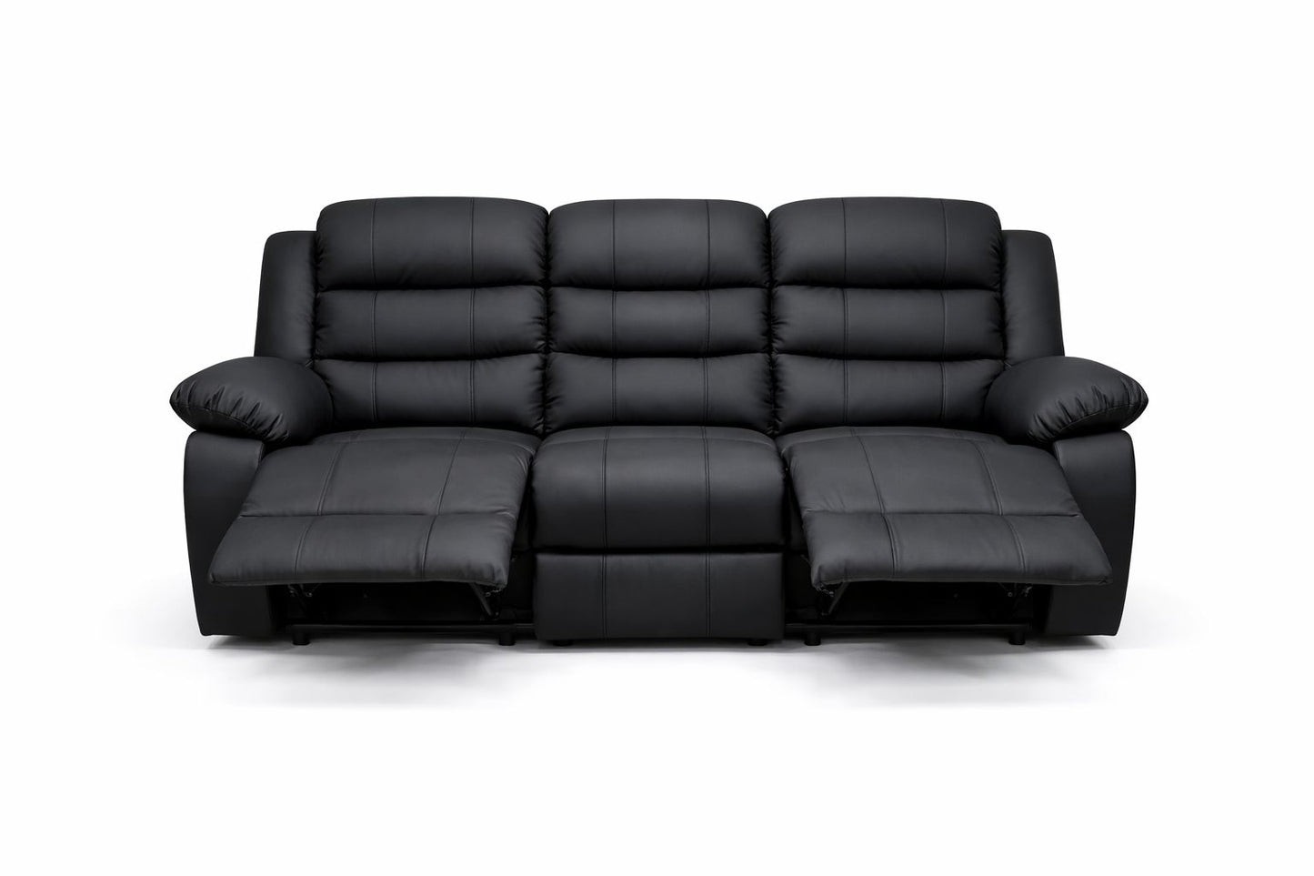Microfiber Leather 6-Seater Recliner Lounge Set