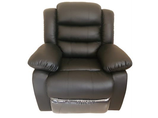 Full Euro Leather single Recliner Chair Sofa