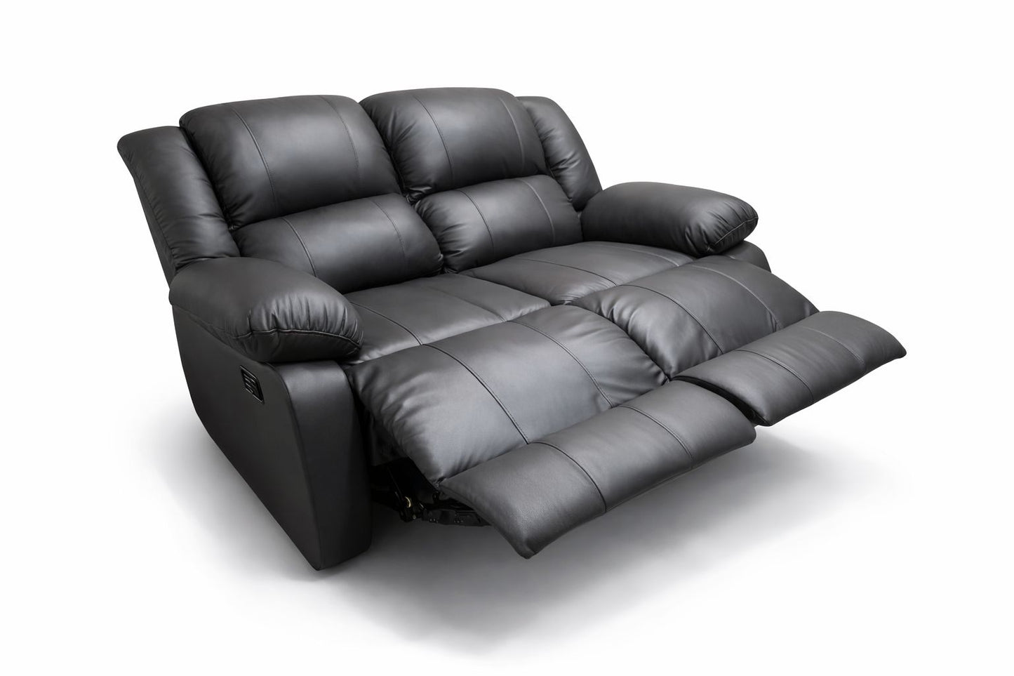 Full Euro Leather 2 Seater Recliner Couch - Sofa