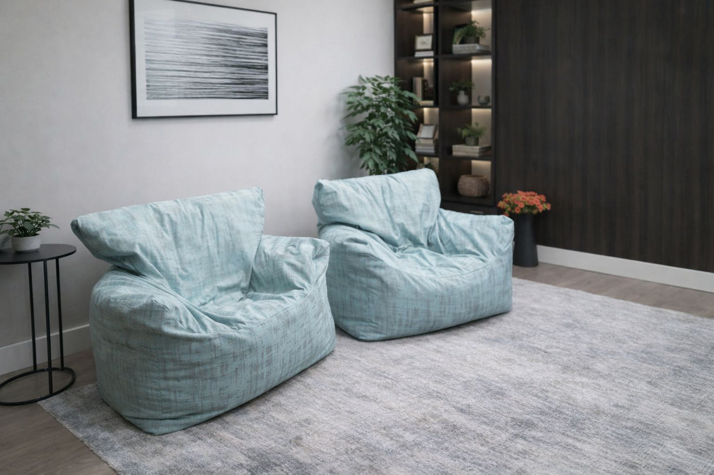 Velvet Beanbag Chair