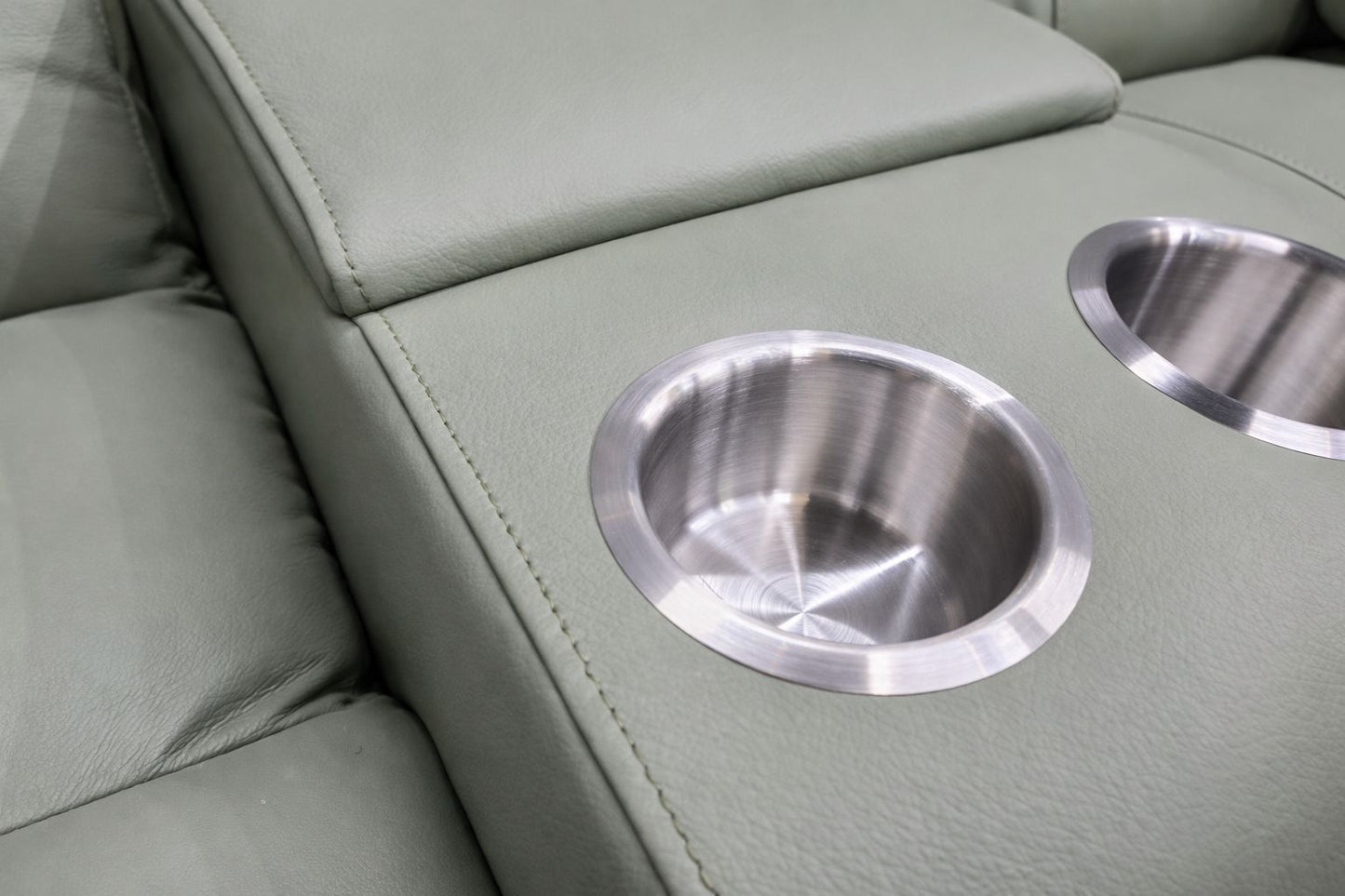 Set of 2 Stainless Steel Replacement Cup Holders for Recliner Couch/ Chair