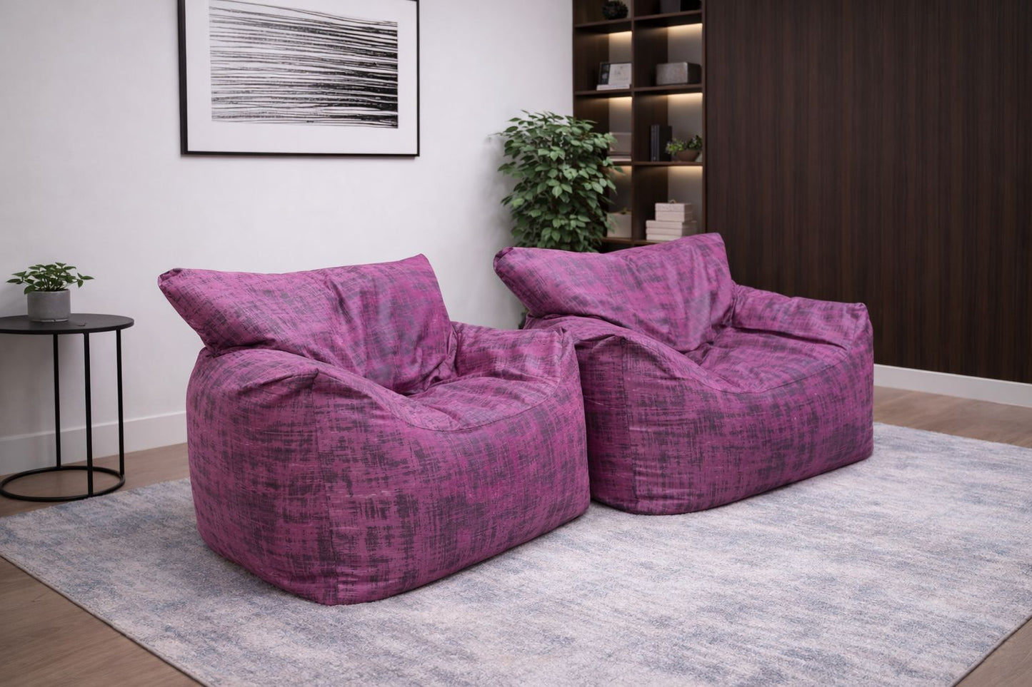 Velvet Beanbag Chair