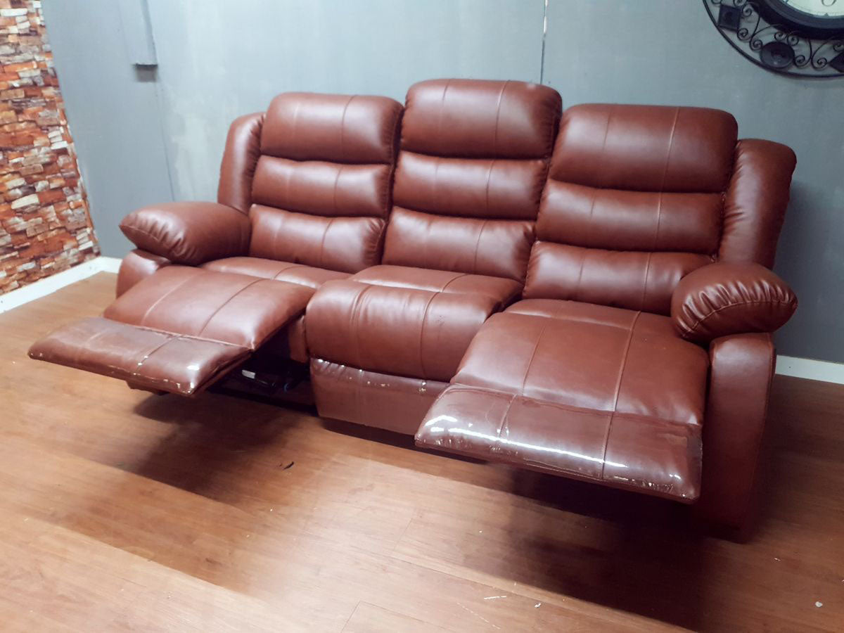 Furniture Home Centre Recliner Sofa Chobe Recliner Vintage Tan