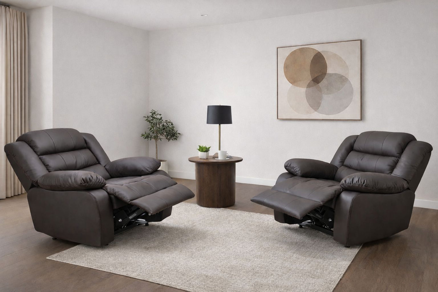 Mopane 100% Genuine Leather Rocking Single Seater Recliner Chair Sofa.