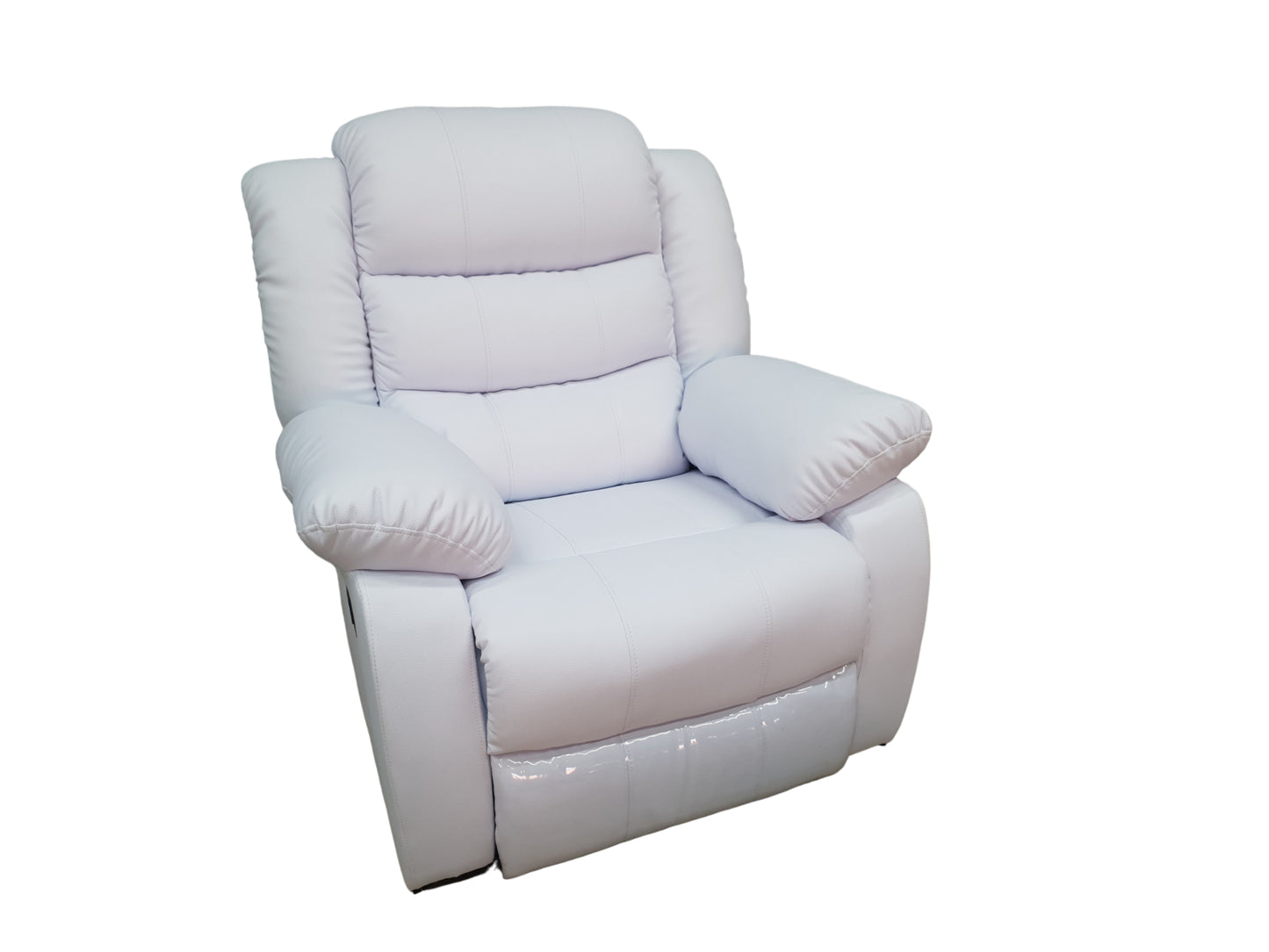 Full Euro Leather single Recliner Chair Sofa