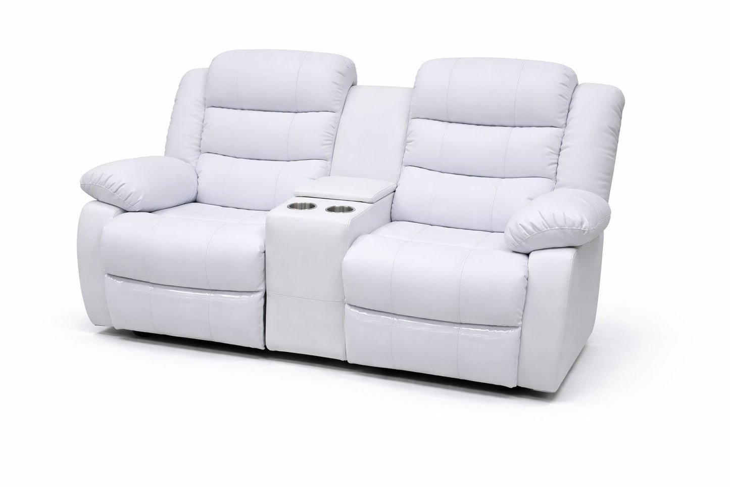 Full Euro Leather Electric 2 Seater Cinema Recliner Couch - Sofa